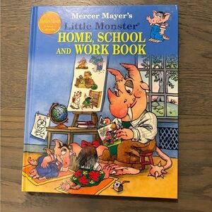 Mercer Mayer’s little monster home, school & work book new